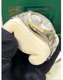 ROLEX DATEJUST 41 REF 126333 HALF 18K 750 YELLOW GOLD 41MM AUTOMATIC WATCH