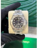 ROLEX YACHT-MASTER 37 REF 268622 GLACIER GREY DIAL 37MM AUTOMATIC WATCH