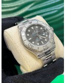 ROLEX YACHT-MASTER 37 REF 268622 GLACIER GREY DIAL 37MM AUTOMATIC WATCH