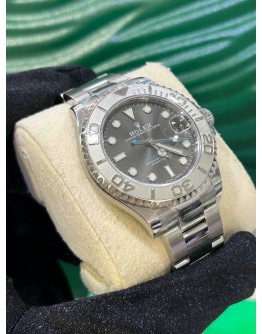 ROLEX YACHT-MASTER 37 REF 268622 GLACIER GREY DIAL 37MM AUTOMATIC WATCH