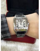 CARTIER SANTOS 100 XL REF 2656 WHITE ROMAN NUMBERALS DIAL 38MM X 51MM AUTOMATIC WATCH