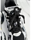 BALENCIAGA RUNNER TWO-TONE SNEAKERS