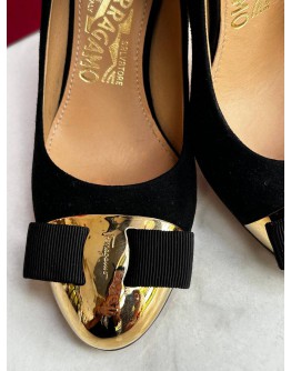 SALVATORE FERRAGAMO VARA BOW PUMPS HEELS