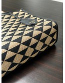 PRADA SYMBOLE TOTE BAG IN EMBROIDERED CANVAS WITH STRAP