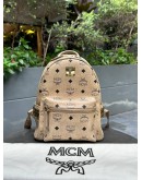 MCM STAR SIDE STUDS STUDDED SMALL BACKPACK