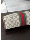 GUCCI GG WEB SUPREME OPHIDIA MEDIUM POUCH