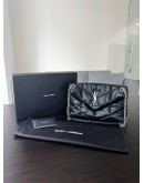 YSL YVES SAINT LAURENT MEDIUM LOULOU PUFFER CHEVRON QUILTING