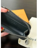 LOUIS VUITTON ZIPPY COIN PURSE PORTE MONNAIE JOUR IN MONOGRAM ECLIPSE CANVAS  