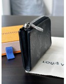 LOUIS VUITTON ZIPPY COIN PURSE PORTE MONNAIE JOUR IN MONOGRAM ECLIPSE CANVAS  