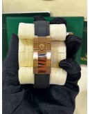 ROLEX YACHT MASTER 40 18K 750 ROSE GOLD REF 116655 BLACK DIAL 40MM AUTOMATIC WATCH