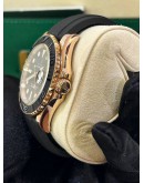 ROLEX YACHT MASTER 40 18K 750 ROSE GOLD REF 116655 BLACK DIAL 40MM AUTOMATIC WATCH