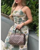 LOUIS VUITTON SPEEDY BANDOULIERE 25 IN BROWN DAMIER EBENE CANVAS