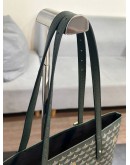 FAURÉ LE PAGE DAILY BATTLE 27 TOTE BAG IN SIGNATURE ECAILLES SCAPE MOTIF COATED CANVAS & LEATHER  