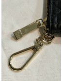 CHRISTIAN DIOR SUPPLE CALF CANNAGE LEATHER CARO COIN ZIPPED POUCH  