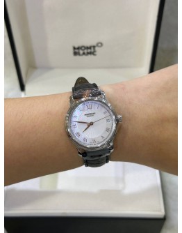 MONTBLANC TRADITION DATE MOTHER OF PEARL DIAL 32MM AUTOMATIC WATCH