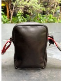 BALLY CROSSBODY BAG IN DARK BROWN CALF LEATHER