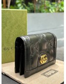 GUCCI GG MATELASSÉ LEATHER WOMEN’S CARD CASE WALLET  