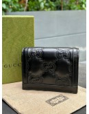 GUCCI GG MATELASSÉ LEATHER WOMEN’S CARD CASE WALLET  