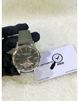 RAYMOND WEIL FREELANCER REF 2780-STC-52001 GREEN DIAL 42MM AUTOMATIC WATCH