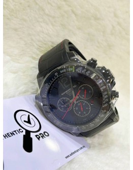 RAYMOND WEIL CERAMIC CARBON FIBER NABUCCO CHRONOGRAPH RED 7850 46MM AUTOMATIC WATCH