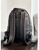 MCM DIAMOND VISETOS BACKPACK IN BLACK CRYSTAL STUDS