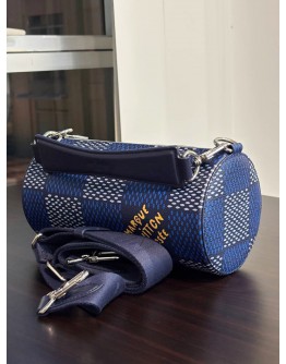 LOUIS VUITTON SOFT POLOCHAN PM IN BLUE DAMIER POP HERITAGE CANVAS & LEATHER