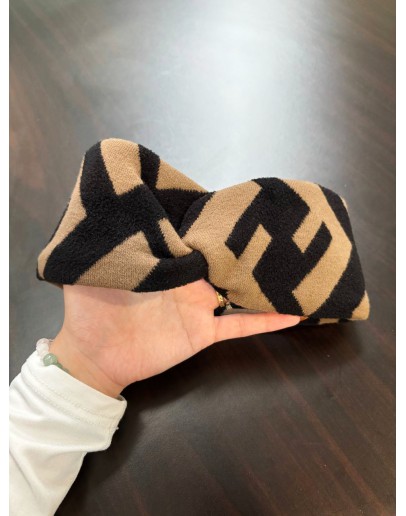 FENDI FF BAND IN WOOL & VISCOSE BAND