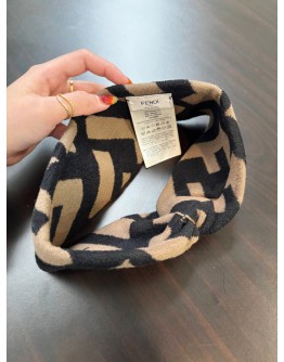 FENDI FF BAND IN WOOL & VISCOSE BAND