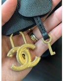 CHANEL CC FILIGREE VANITY CASE IN NAVY BLUE CAVIAR LEATHER