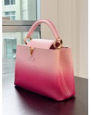 LOUIS VUITTON CAPUCINE IN OMBRE PINK TAURILLON LEATHER