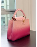 LOUIS VUITTON CAPUCINE IN OMBRE PINK TAURILLON LEATHER