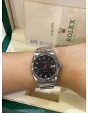 ROLEX OYSTER DATE PRECISION REF 6694 BLACK DIAL 34MM MANUAL WINDING WATCH