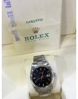 ROLEX OYSTER DATE PRECISION REF 6694 BLACK DIAL 34MM MANUAL WINDING WATCH