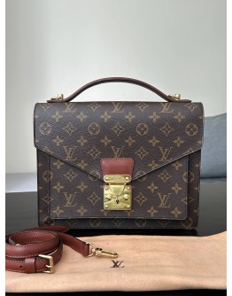 LOUIS VUITTON MONOGRAM MONCEAU 28 TOP HANDLE HANDBAG