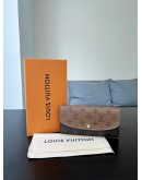 LOUIS VUITTON EMILIE LONG WALLET IN REVERSE DUAL MONOGRAM CANVAS WITH GOLD HARDWARE