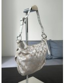 COACH VINTAGE SMALL ALI SIGNATURE SATEEN SHOULDER HOBO BAG
