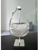 COACH VINTAGE SMALL ALI SIGNATURE SATEEN SHOULDER HOBO BAG