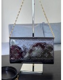 LOUIS VUITTON AMARANTE MONOGRAM VERNIS ANA CLUTCH BAG  