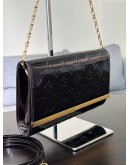 LOUIS VUITTON AMARANTE MONOGRAM VERNIS ANA CLUTCH BAG  