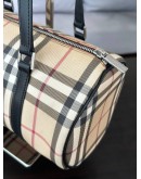 BURBERRY NOVA CHECK BARREL SHOULDER HANDBAG