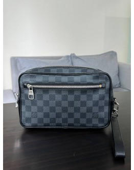 LOUIS VUITTON POCHETTE KASAI IN DAMIER GRAPHITE CANVAS  