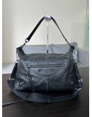 BALENCIAGA LE CITY MOTO MEDIUM SHOULDER BAG