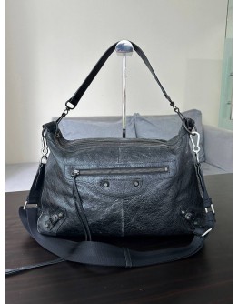 BALENCIAGA LE CITY MOTO MEDIUM SHOULDER BAG
