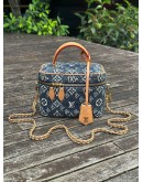 LOUIS VUITTON VANITY IN LIMITED EDITION DENIM & LEATHER CHAIN CROSSBODY BAG