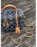 LOUIS VUITTON VANITY IN LIMITED EDITION DENIM & LEATHER CHAIN CROSSBODY BAG