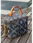 LOUIS VUITTON VANITY IN LIMITED EDITION DENIM & LEATHER CHAIN CROSSBODY BAG