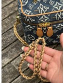 LOUIS VUITTON VANITY IN LIMITED EDITION DENIM & LEATHER CHAIN CROSSBODY BAG