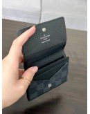 LOUIS VUITTON BUSINESS CARD HOLDER ENVELOPPE CARTE DE VISITE IN DAMIER GRAPHITE CANVAS  