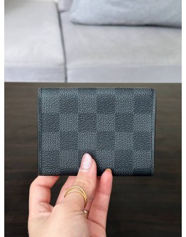 LOUIS VUITTON BUSINESS CARD HOLDER ENVELOPPE CARTE DE VISITE IN DAMIER GRAPHITE CANVAS  