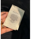 GUCCI BLACK GG BUCKET HAT 